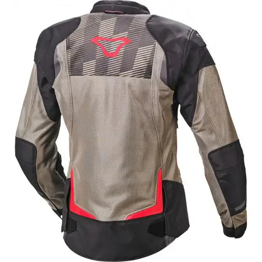 Macna Orcano Giacca in tessuto donna Marrone/nero/rosso