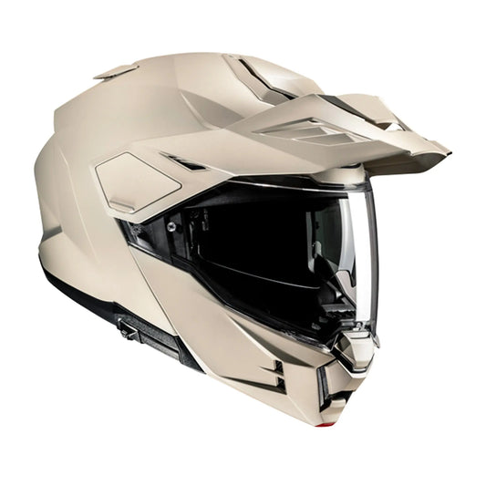 HJC i80 UNI Moto Avventura Modulari Caschi Beige Sabbia Semi Piatto