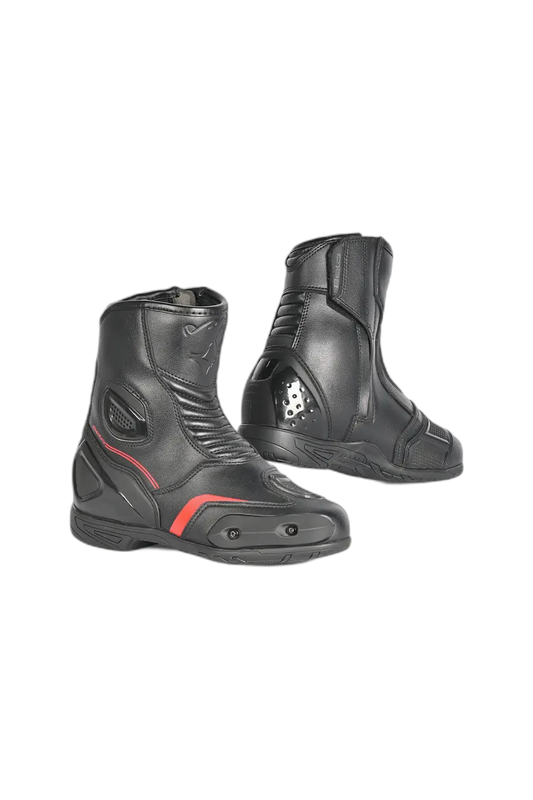 Bela Faster 2.0 racing Motociclo Stivali Da Corsa Nero Rosso