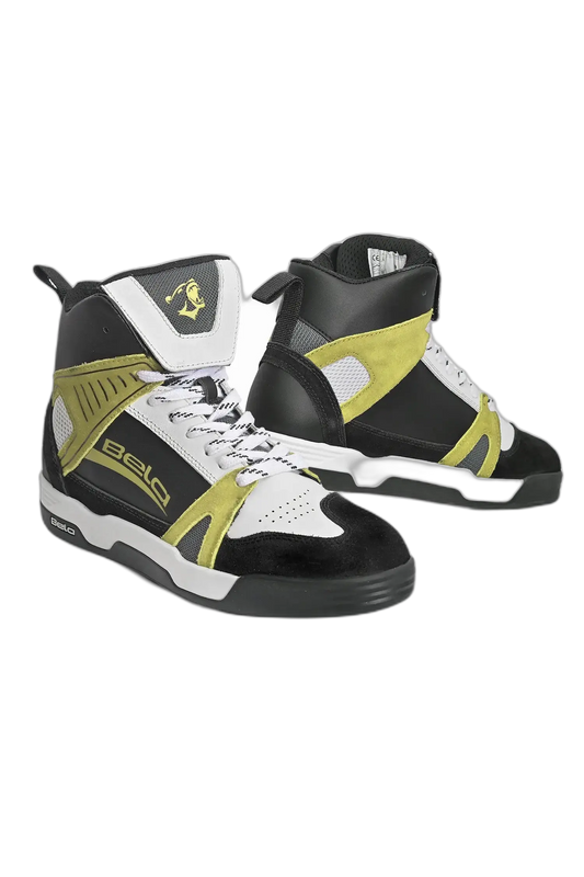 BELA - Stivali Rover Urban Nero Balnaco F.Giallo