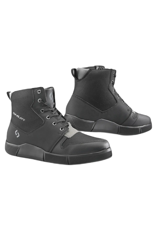 SHUA - Oddin Scarpe Da Moto Urban - Nero Grigio