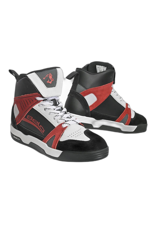 BELA - Botas Rover Urban Negro Balnaco Rojo