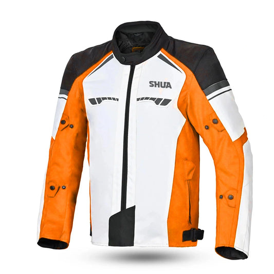 SHUA IMMORTAL GIACCA DE MOTO IMPERMEABILE UOMO GHIACCIO ARANCIONE – Yamoto.it