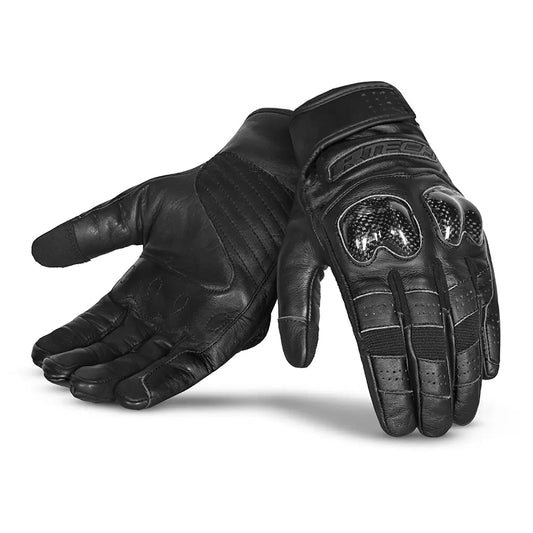 R-Tech Falcon Guanti Per Moto Nero over view
