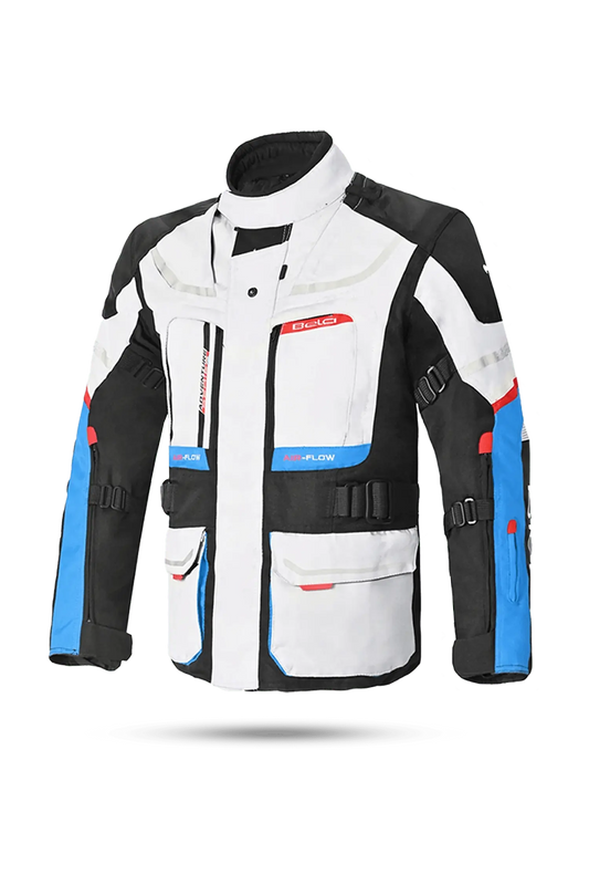 Chaqueta de turismo Bela Transformer Gris/Negro/Azul – Yamoto.it