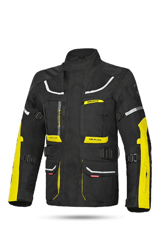 Bela Transformer Giacca Touring 3 in 1 Nero / Giallo Fluor