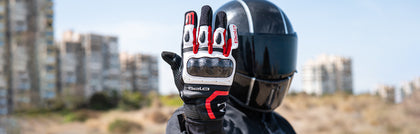 Shua Summer Motorcycle glove in hot season make a hot look