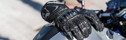 Racing motorcycle gloves for track racers 