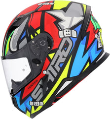 SHIRO CASCO HUNTER RACCOON AZUL MATE 