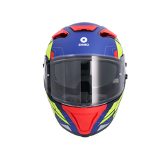 SHIRO ALPHA UPGRADE MOTO INTEGRALI CASCHI OPACO BLU NERO ROSSO 