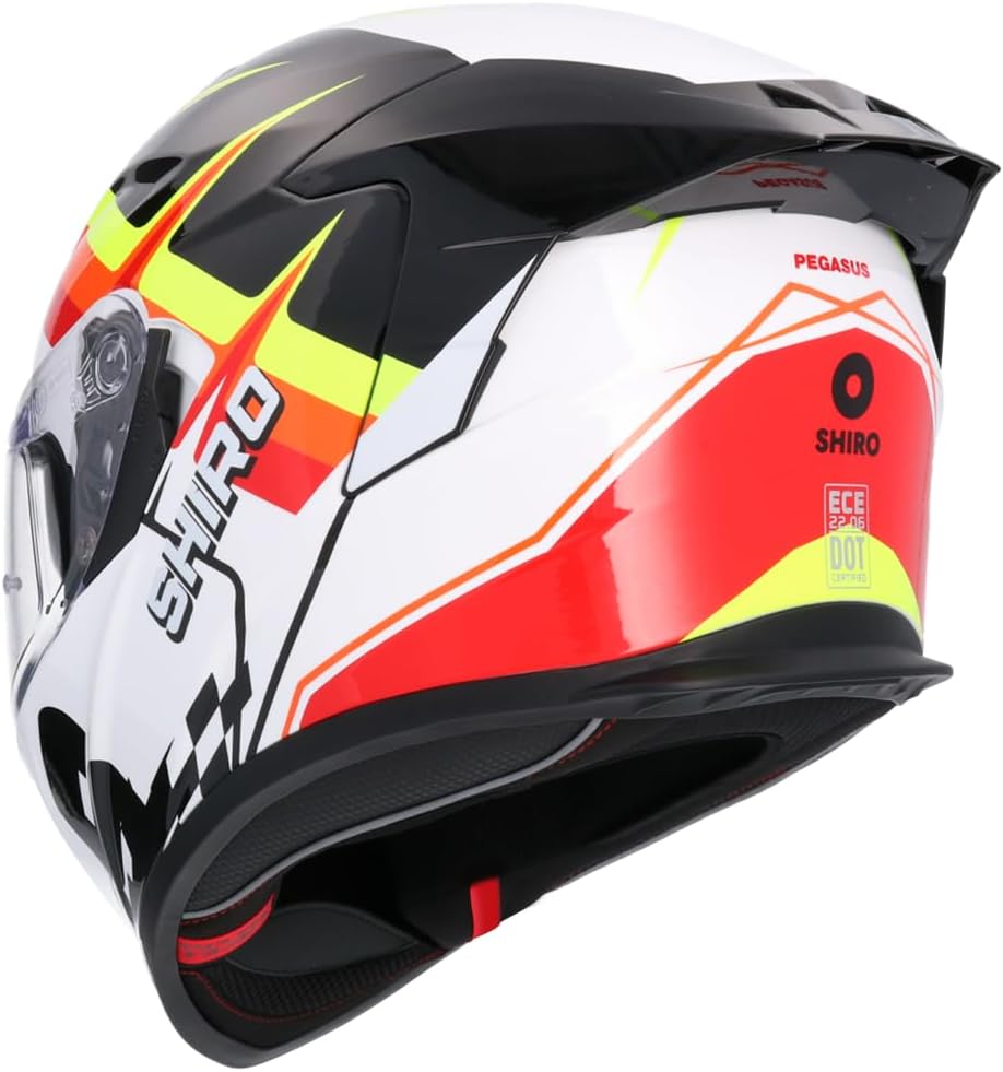 SHIRO CASCO RAPTOR PEGASUS BLANCO PERLA 