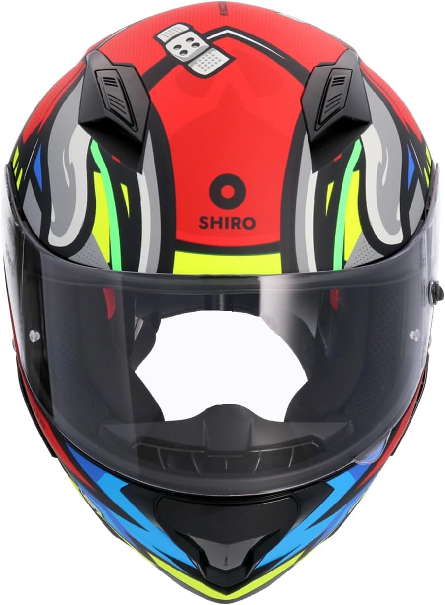 SHIRO CASCO HUNTER RACCOON AZUL MATE 