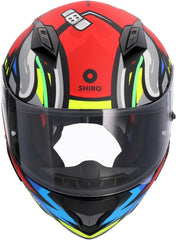 SHIRO CASCO HUNTER RACCOON AZUL MATE 