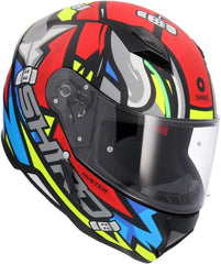 SHIRO CASCO HUNTER RACCOON AZUL MATE 