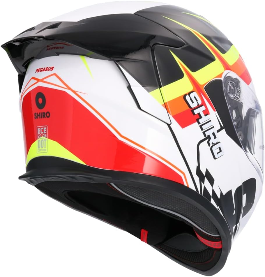 SHIRO CASCO RAPTOR PEGASUS BLANCO PERLA 