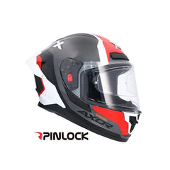 AXOR Helmets SABER SPARK CASCHI NERO ROSSO 