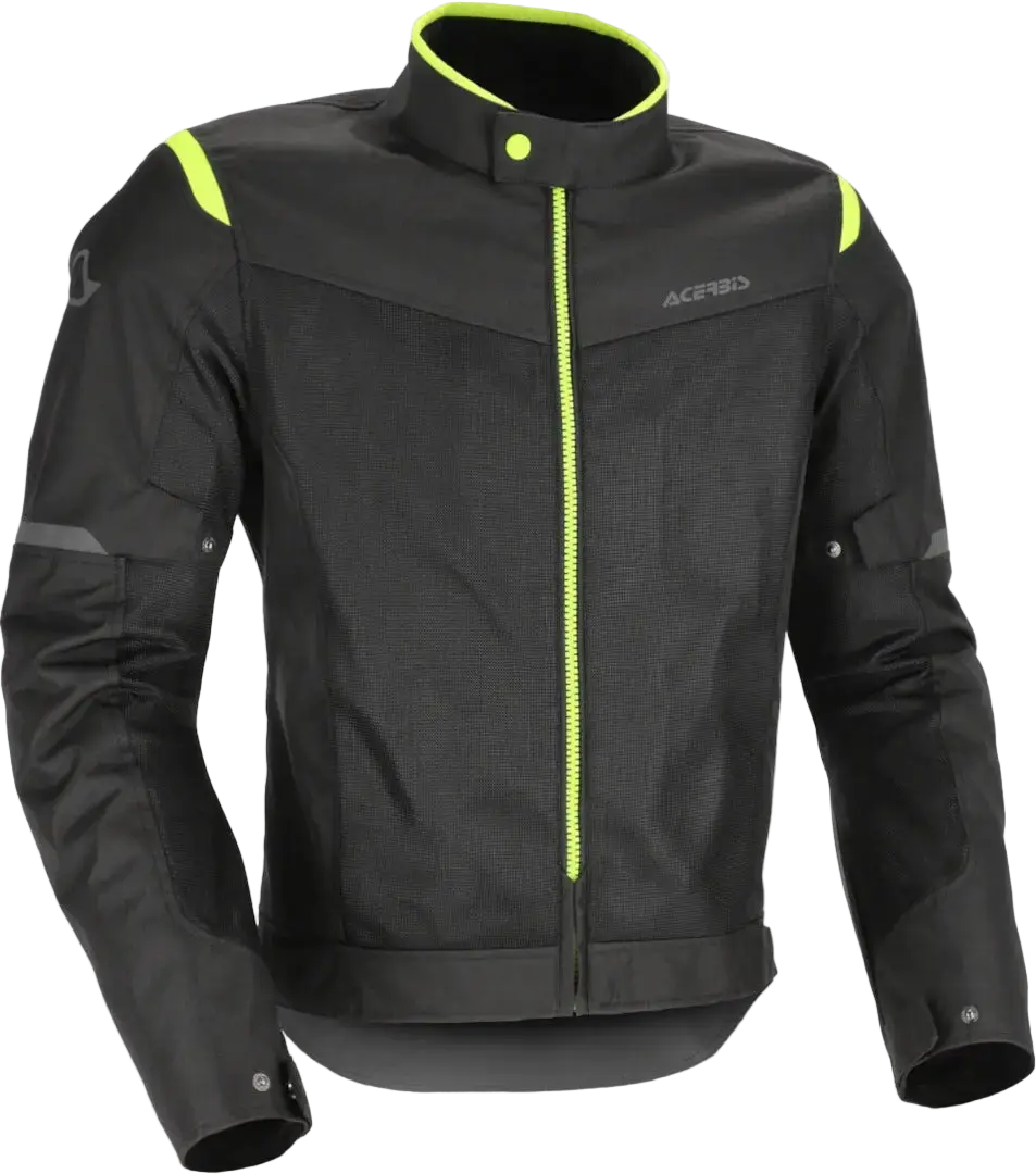 GIACCA ACERBIS RAMSEY VENTED 2.0 CE UOMO NERO GIALLO 