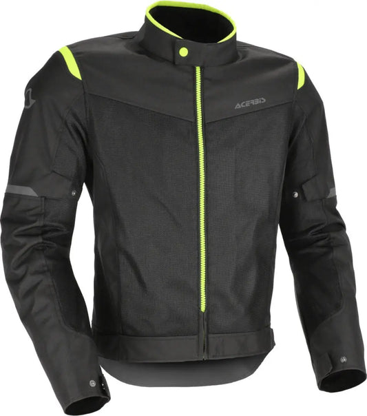 GIACCA ACERBIS RAMSEY VENTED 2.0 CE UOMO NERO GIALLO 