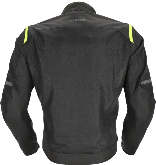GIACCA ACERBIS RAMSEY VENTED 2.0 CE UOMO NERO GIALLO 