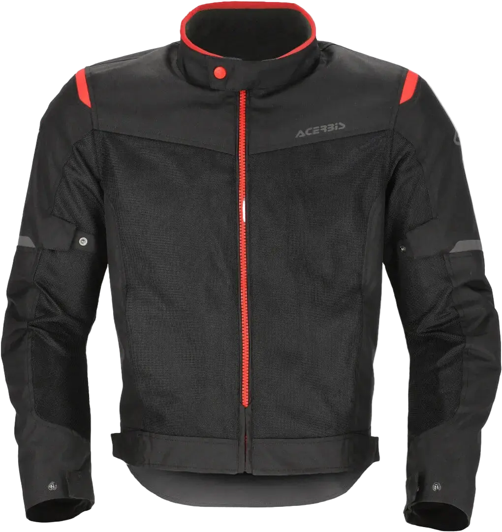 GIACCA ACERBIS RAMSEY VENTED 2.0 CE UOMO NERO ROSSO 