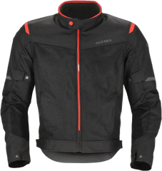 GIACCA ACERBIS RAMSEY VENTED 2.0 CE UOMO NERO ROSSO 