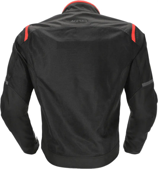 GIACCA ACERBIS RAMSEY VENTED 2.0 CE UOMO NERO ROSSO 
