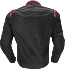 GIACCA ACERBIS RAMSEY VENTED 2.0 CE UOMO NERO ROSSO 