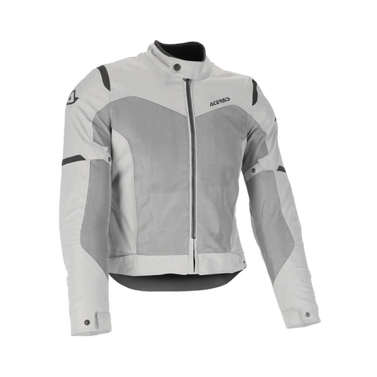 ACERBIS RAMSEY VENTED 2.0 CE GIACCA MOTO DONNA GRIGIO CHIARO 