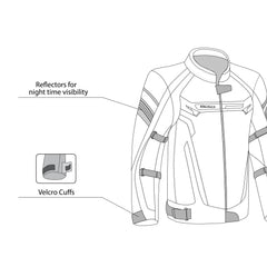 BELA HIGHLAND GIACCA MOTO UOMO NERA ICE GRIGIA 