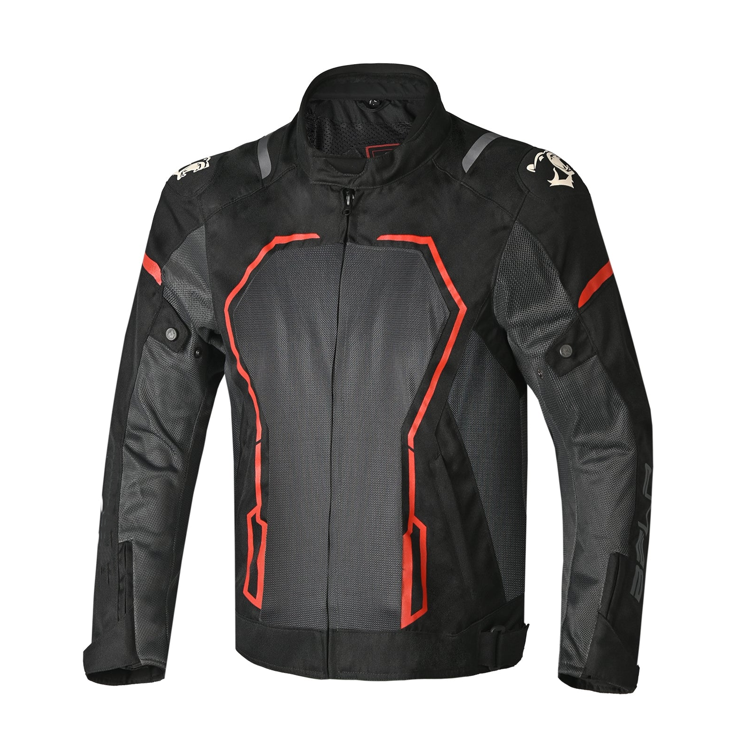 BELA ARTREX GIACCA MOTO UOMO TESSILE NERO/GRIGIO/ROSSO 