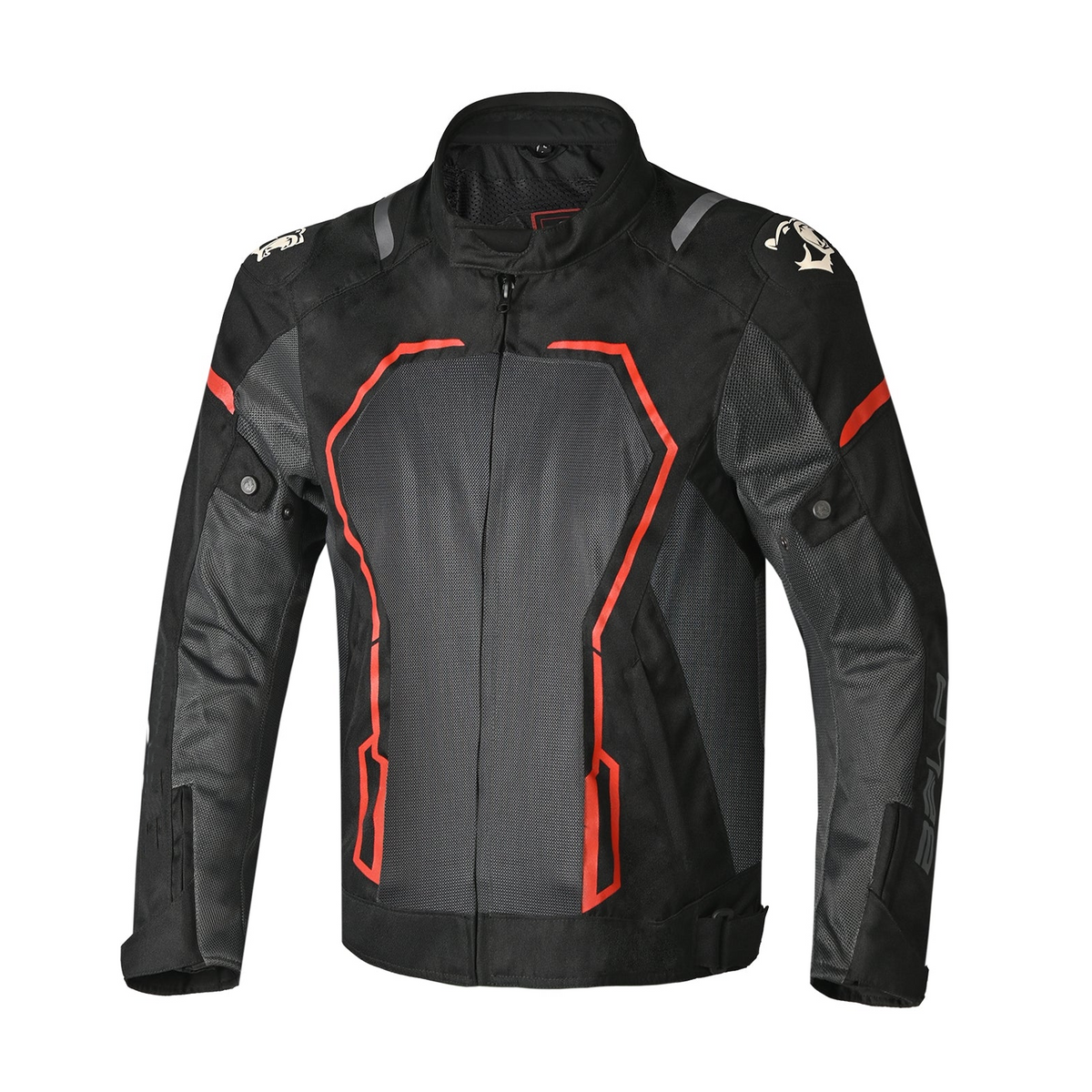 BELA ARTREX GIACCA MOTO UOMO TESSILE NERO/GRIGIO/ROSSO 