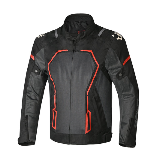 BELA ARTREX GIACCA MOTO UOMO TESSILE NERO/GRIGIO/ROSSO – Yamoto.it