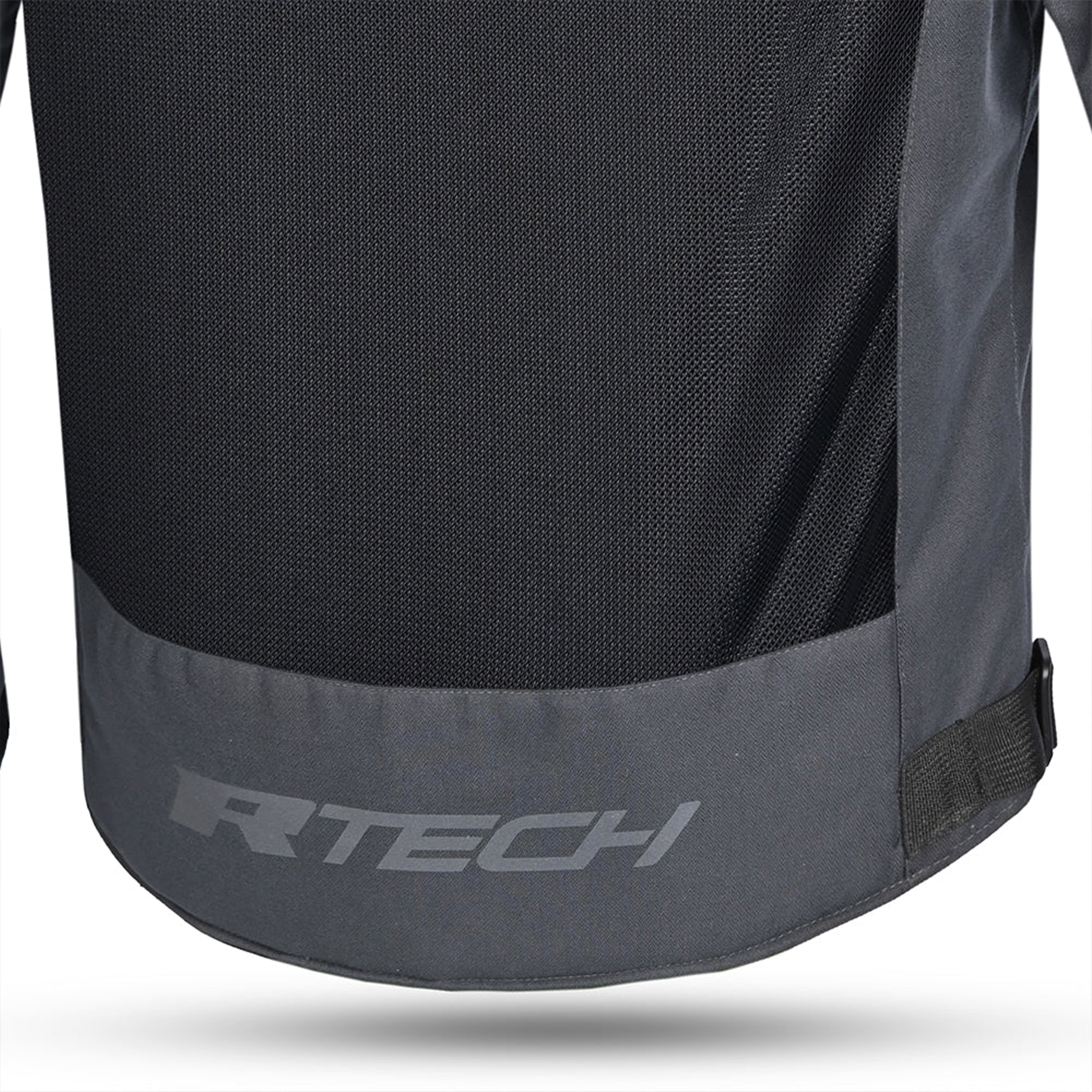 R-TECH SPIRAL MESH CHAQUETA DE MOTO DE HOMBRE TEXTIL  GRIS NEGRO AMARILLO FLOUR 