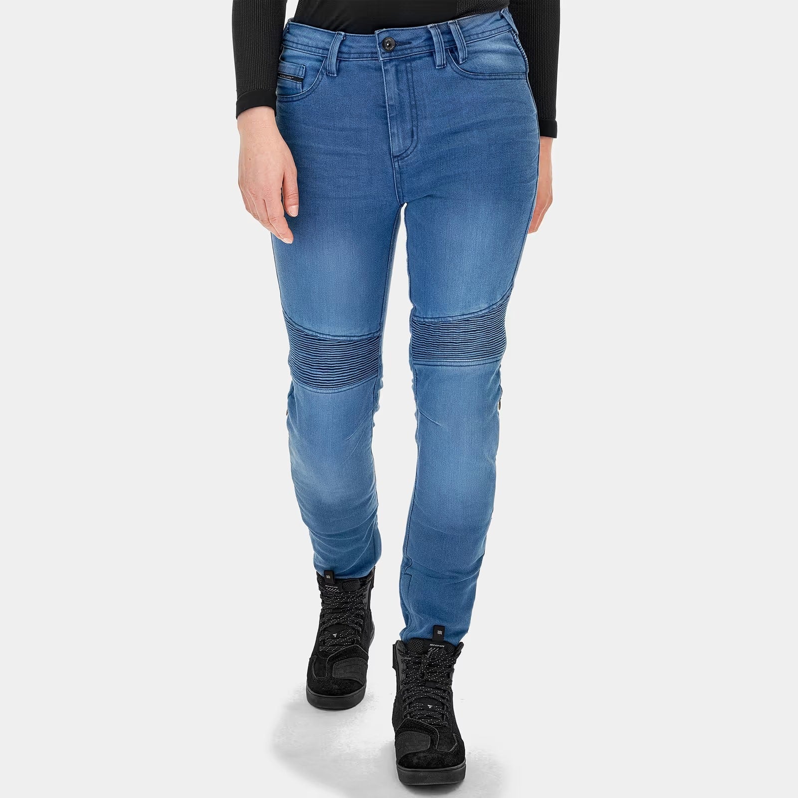 SHIMA ZENITH VAQUEROS DE MOTO MUJER AZUL 