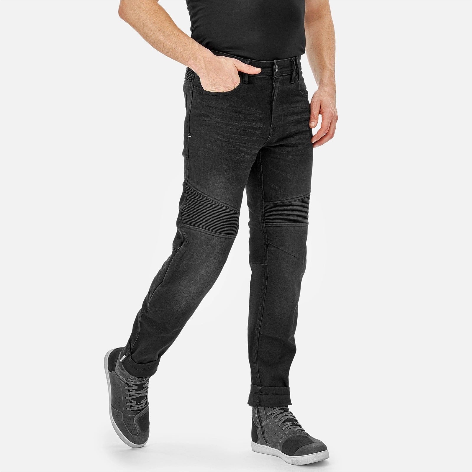 SHIMA ZENITH VAQUEROS DE MOTO HOMBRE NEGRO 