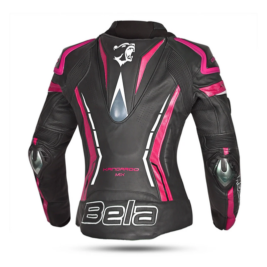 BELA ROCKET GIACCA DONNA NERA (MIX PELLE CANGURO) ROSA – Yamoto.it