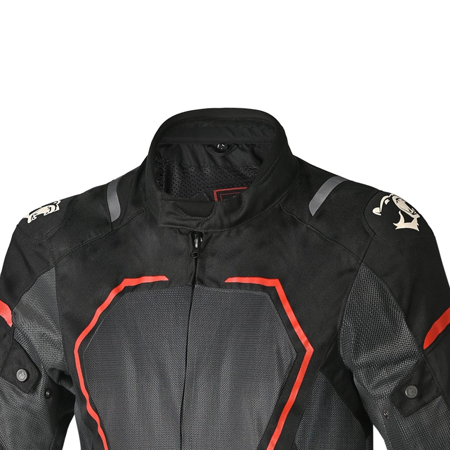 BELA ARTREX GIACCA MOTO UOMO TESSILE NERO/GRIGIO/ROSSO 