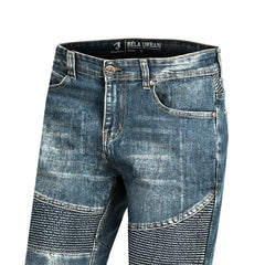 BELA - Pantalón Denim Jeans Urban Lady Azul Khaki Tint 