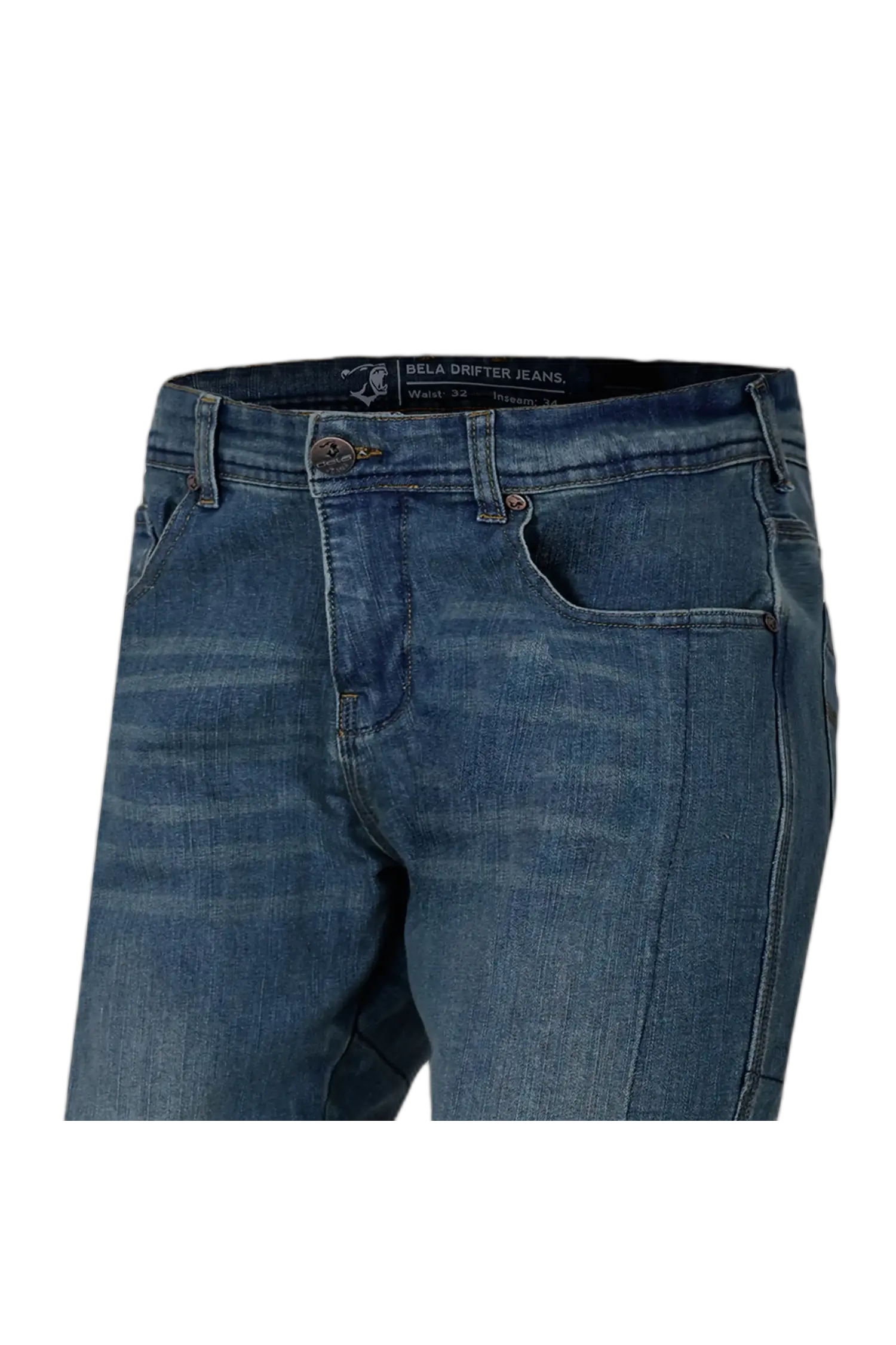 BELA - Pantalón Drifter 34L Tint Azul Gris 