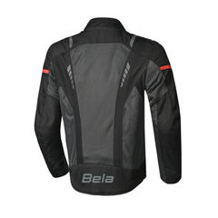 BELA ARTREX GIACCA MOTO UOMO TESSILE NERO/GRIGIO/ROSSO 