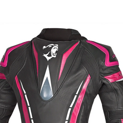 BELA ROCKET GIACCA DONNA NERA (MIX PELLE CANGURO) ROSA 