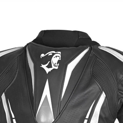BELA ROCKET UOME GIACCA (PELLE CANGURO MIX) NERO BIANCO 