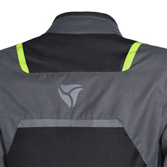 R-TECH SPIRAL MESH CHAQUETA DE MOTO DE HOMBRE TEXTIL  GRIS NEGRO AMARILLO FLOUR 