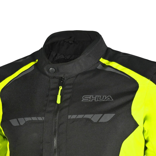 Shua Immortal Giacca da Moto Nero/Giallo 