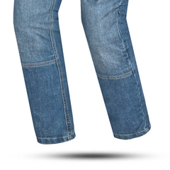 BELA - Pantalón Denim Jeans Urban Lady 32L Azul Con Spray 