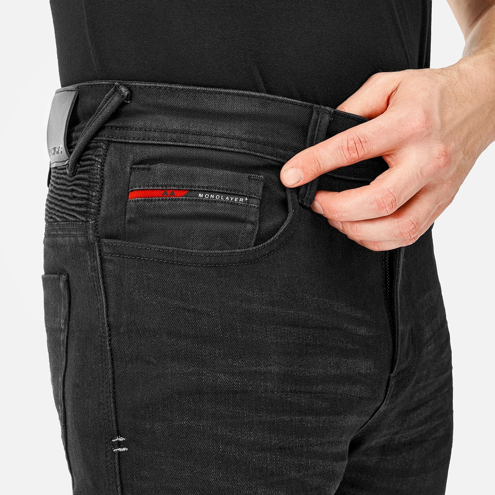 SHIMA ZENITH VAQUEROS DE MOTO HOMBRE NEGRO 