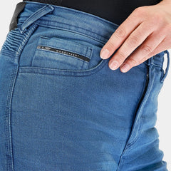 SHIMA ZENITH VAQUEROS DE MOTO MUJER AZUL 