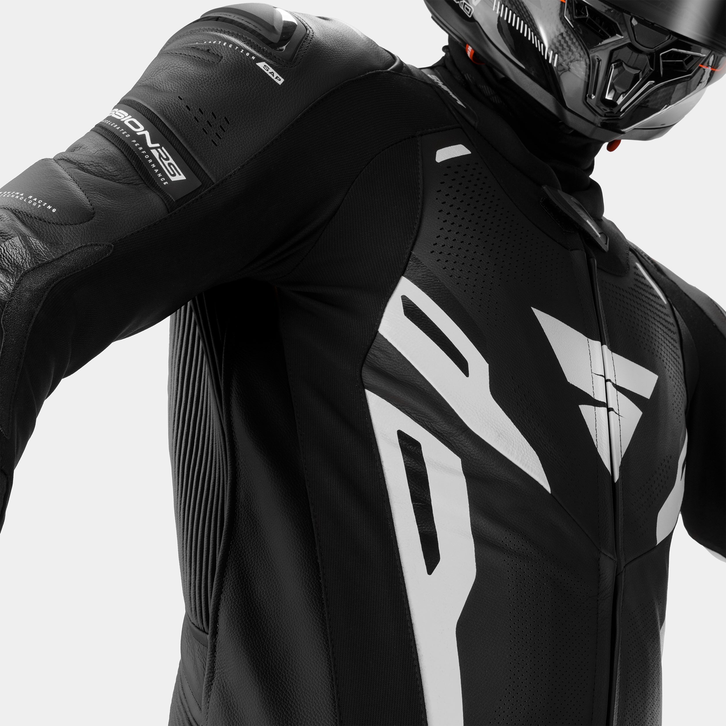 SHIMA MISSION RS MONO DE HOMBRE 1PC NEGRO BLANCO 