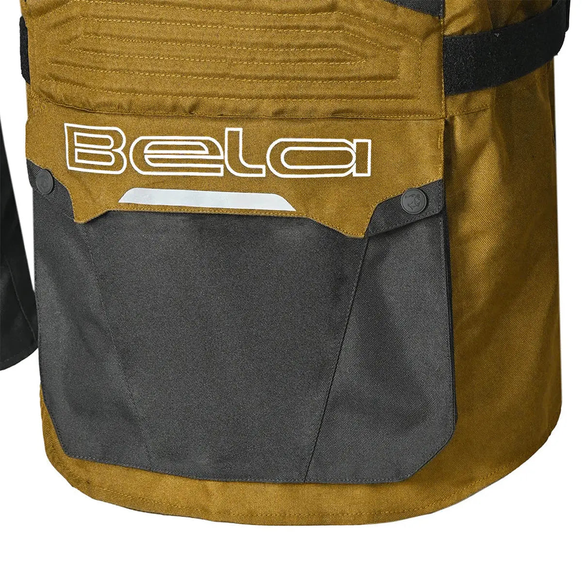 Bela Watson Giacca Touring Nera/Marrone/Giallo/Bianco 