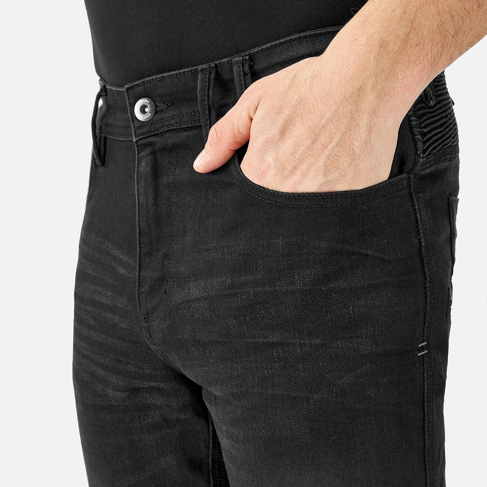 SHIMA ZENITH VAQUEROS DE MOTO HOMBRE NEGRO 